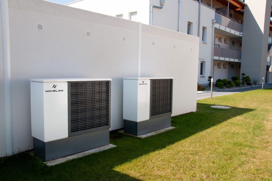 NOVELAN Wärmepumpenanlage im Wohnungsbau